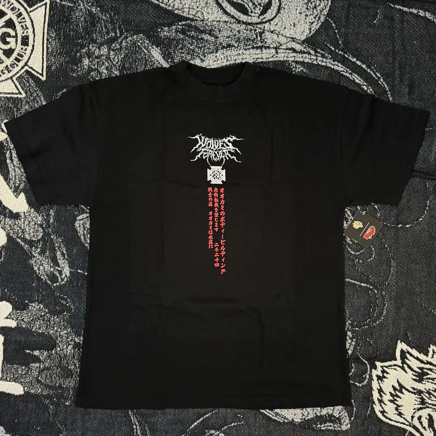 تي شيرت هانما باكي الفاخر كبير الحجم أسود أنيمي برو اختيار جرافيك تي شيرت هاراجوكو القوطي ملابس الشارع الشهير خمر y2k