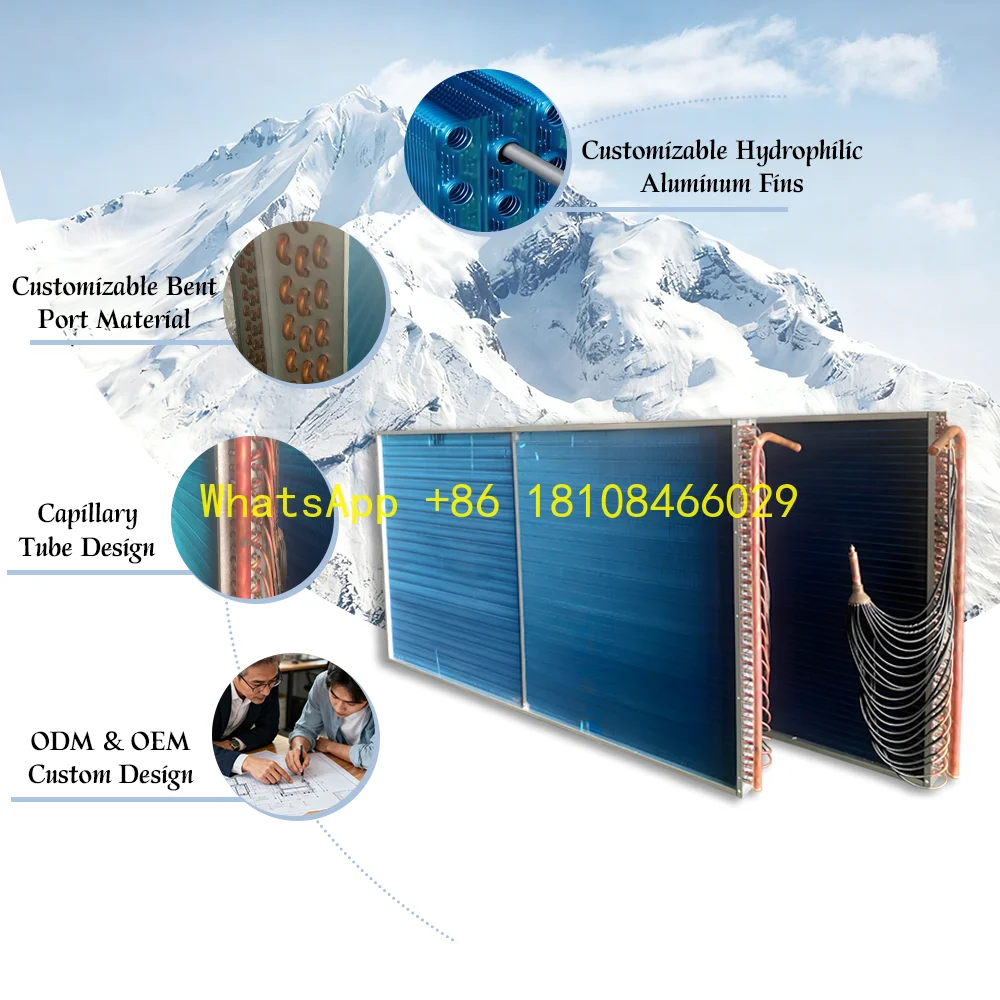 

Высококачественный испаритель с медной трубкой, высокоэффективная теплообмена, энергосберегающий сердечник, холодильные детали, бренд 1.