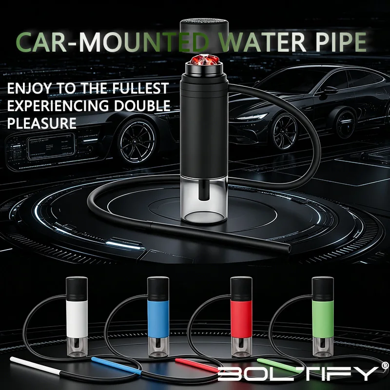 

2026 New Arabic Hookah Portable Car Hookah Set Bottle Shisha for Outdoor Car Beach Picnic Chicha Cup Holder Narguile Accessories