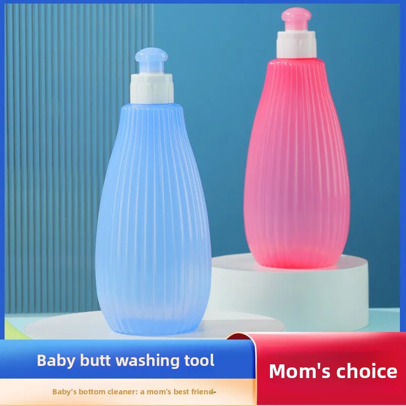 

Бутылочка для мытья дна новорожденных, ополаскиватель промежности для детей от мочи и какашек, портативное очищающее средство из полипропилена с нежным струмом