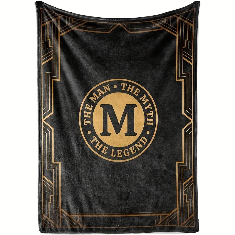 Decorative Plush Throw Blanket for Sofa Couch Winter Home Decor Mythology Gift Man Cave Cozy Fleece Throw Tapestry Accent
