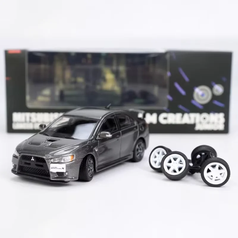 

BMC масштаб 1:64 Lancer Evolution X сплав имитация металлической модели автомобиля статическая коллекция украшенные праздничные подарки игрушки сувенирный подарок