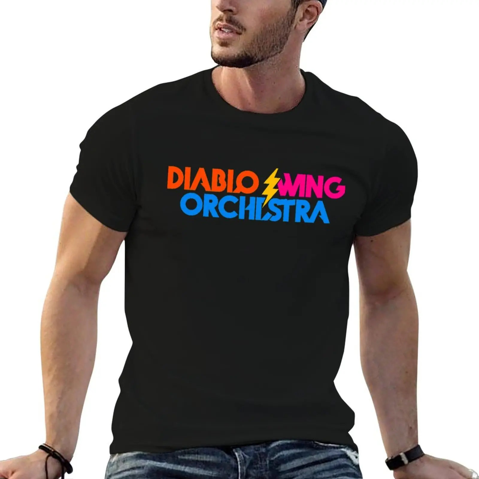 Diablo Swing Orchestra T-Shirt oversizeds blacks fruit of the loom mens t shirts