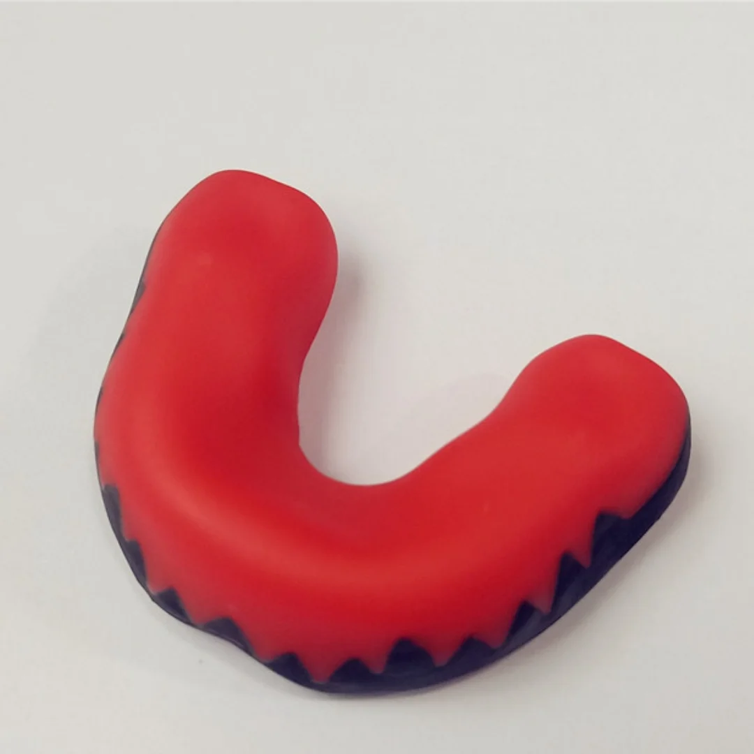 1pc Adult Professional Mouth Guard, Unisex, Two-Color, Eva Material, Suitable For Muay Thai Mixed Martial Arts,Sanda, MMA