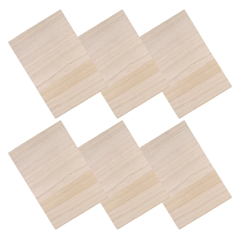 Taekwondo Wooden Breaking Boards 6 Pack Reusable Martial Arts Training Practice Equipment Portable