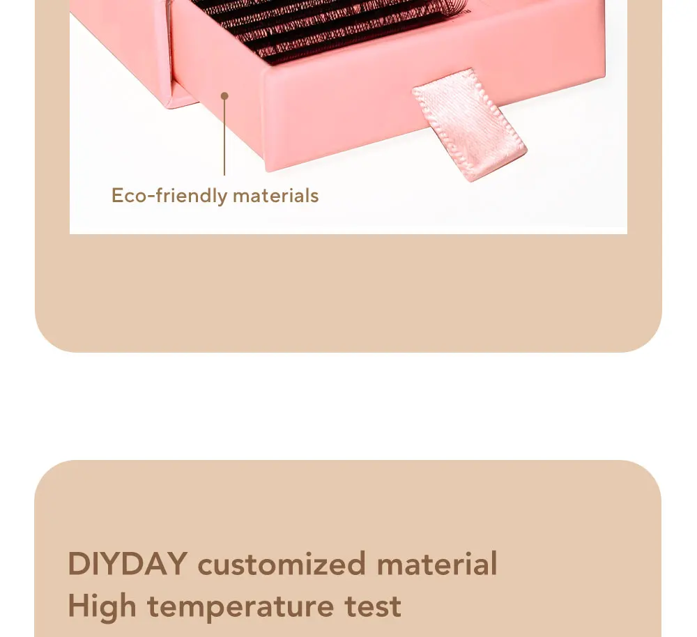 DIYDAY Dark Brown 3D 4D 5D Eyelash Extension