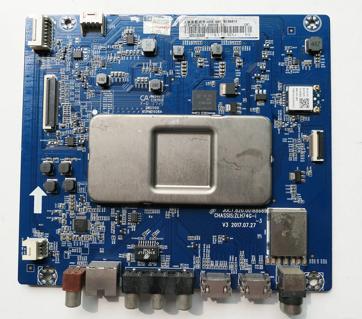 55EM JUC7.820.00188689 C550U16-E3-L test ok circuit board motherboard