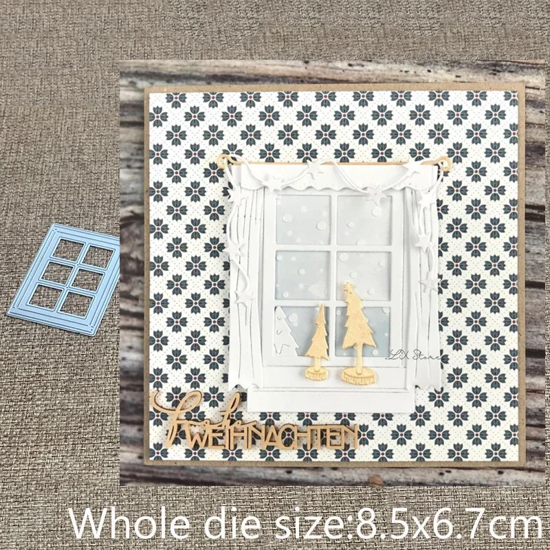 

XLDesign Craft Metal stencil mold Cutting Dies Window curtains decoration scrapbook die cuts Album Paper Card Craft Embossing