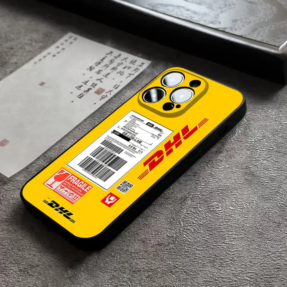 DHL Express Phone Case for 15 Pro Max iphone 14 Pro Max 12 13 Mini 11 Xr X Xs 8 7 Plus Silicone Back Cover