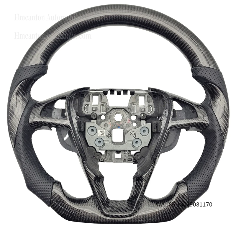 

Factory Direct Auto Upades Advanced Carbon Fiber Perforated Leather for Car Steering Wheel