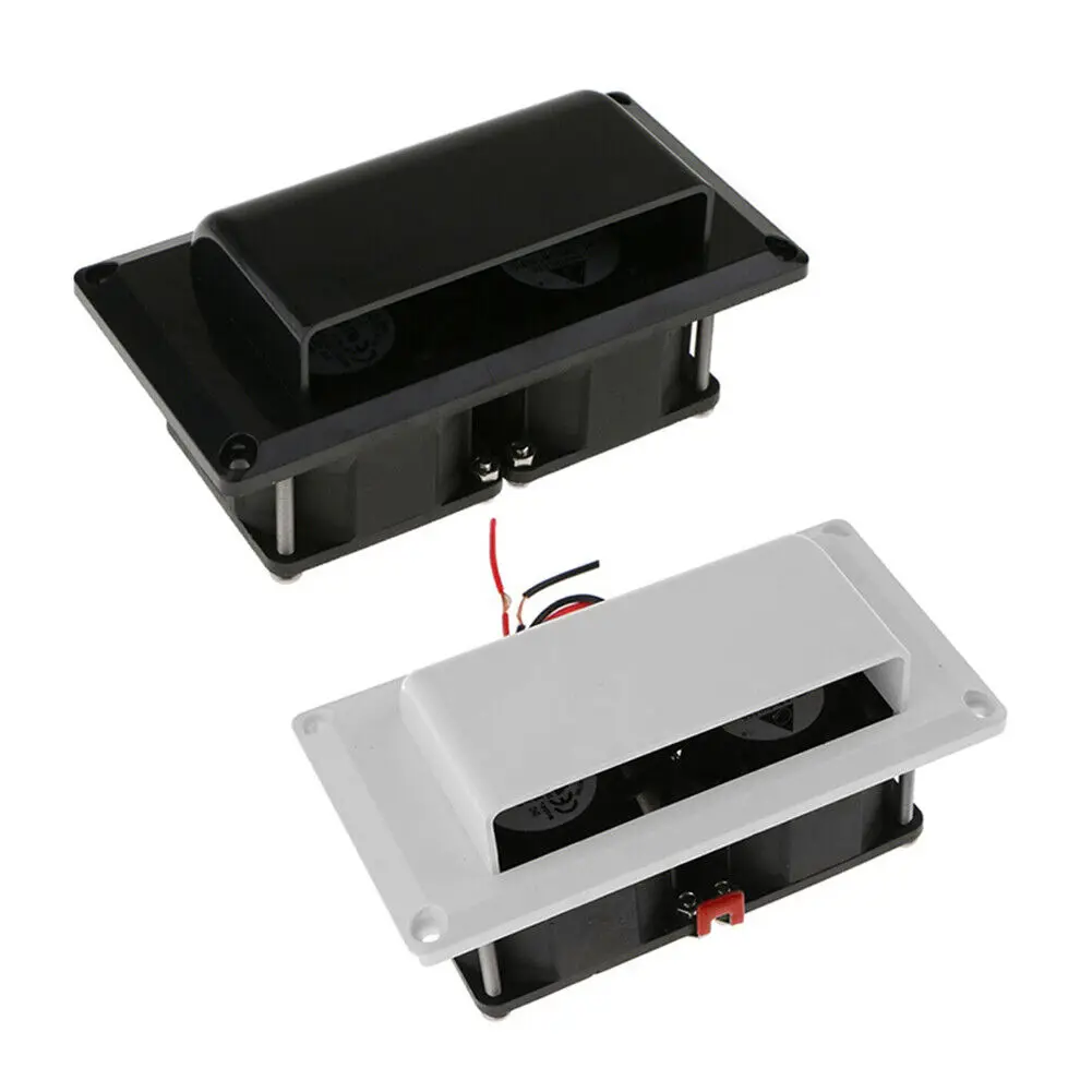 Trailer Caravan Side Air Vent Fan Exhaust Ventilation DC 12V RV Boat Marine Yacht Camper White New