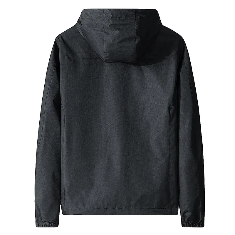 2025 Autumn Men's Outerwear Sports Jacket Windproof Waterproof Plus Size Thin Mens Clothing Windbreaker Jacket Coat Man