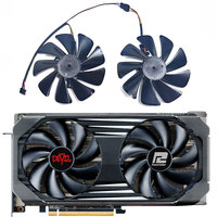 NEW DIY 95MM CF1010U12S RX 6600 XT GUP Fan，For PowerColor Red Devil AMD Radeon RX 6600 XT、RX 6650 XT Graphics card cooling fan