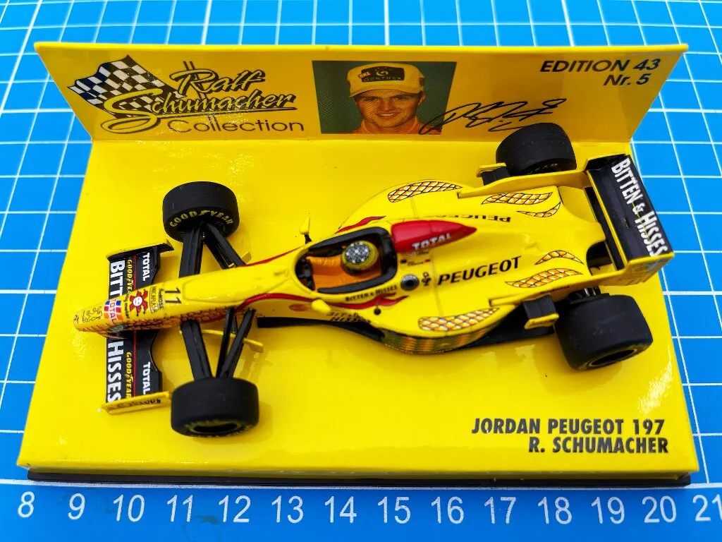 Minichamps 1:43 F1 197 198 EJ12 EJ14 Simulation Limited Edition Resin Metal Static Car Model Toy Gift
