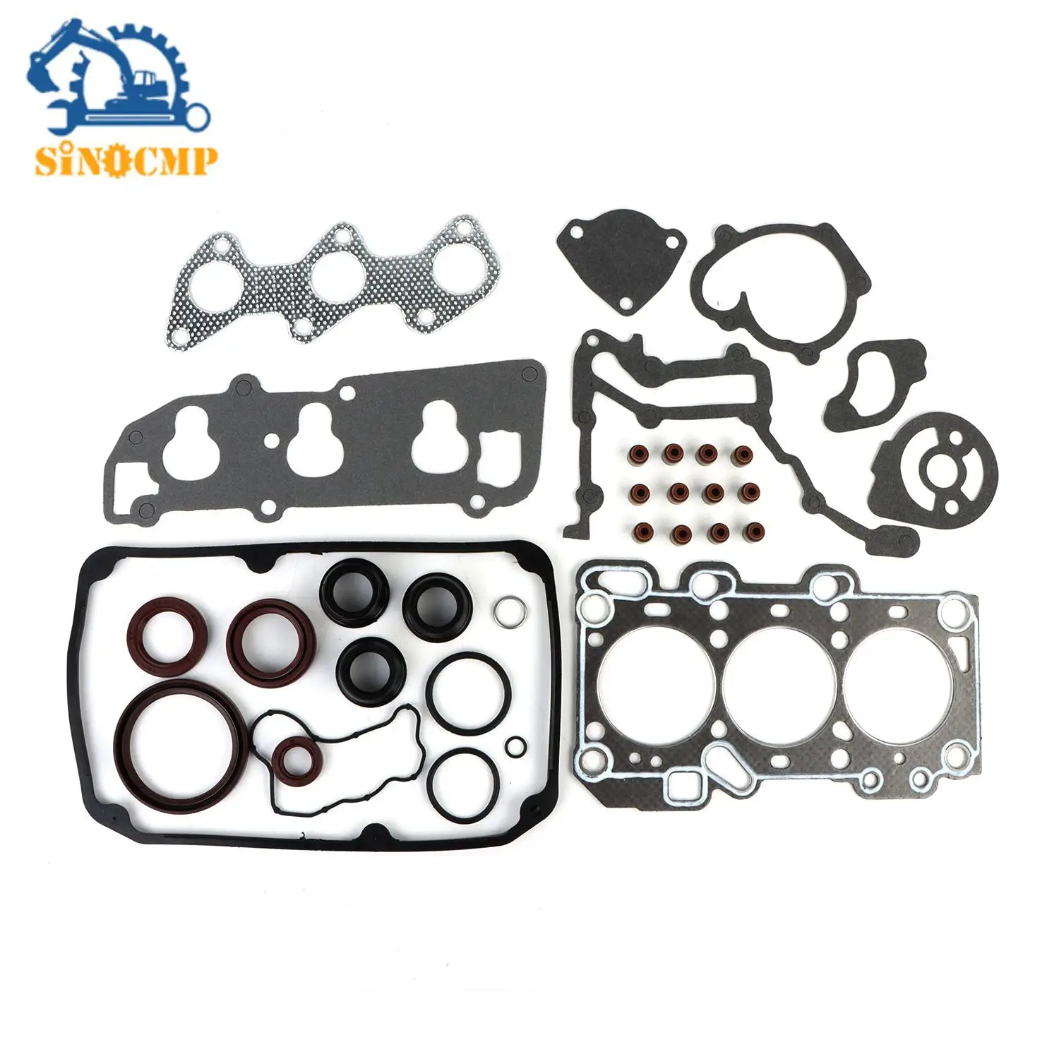 

1Set Full Engine Gasket Set for Mitsubishi 3G83 6-valves Engine MINICA H32A H21 H26 Cab MINI CAB U14 U15 U41T U42T