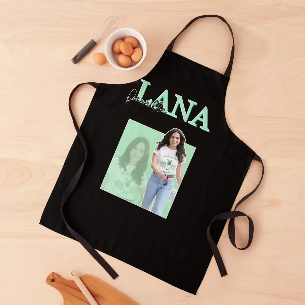 

Retro Lana Parrilla Gifts Idea Apron For Woman Hairdresser Apron