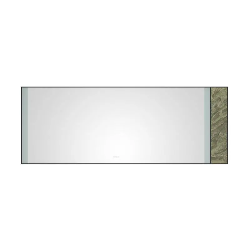 

36 Inch LED Bathroom Vanity Mirror with Backlight, Wall Mount Anti-Fog, Memory Function, Adjustable Brightness, Natural Stone