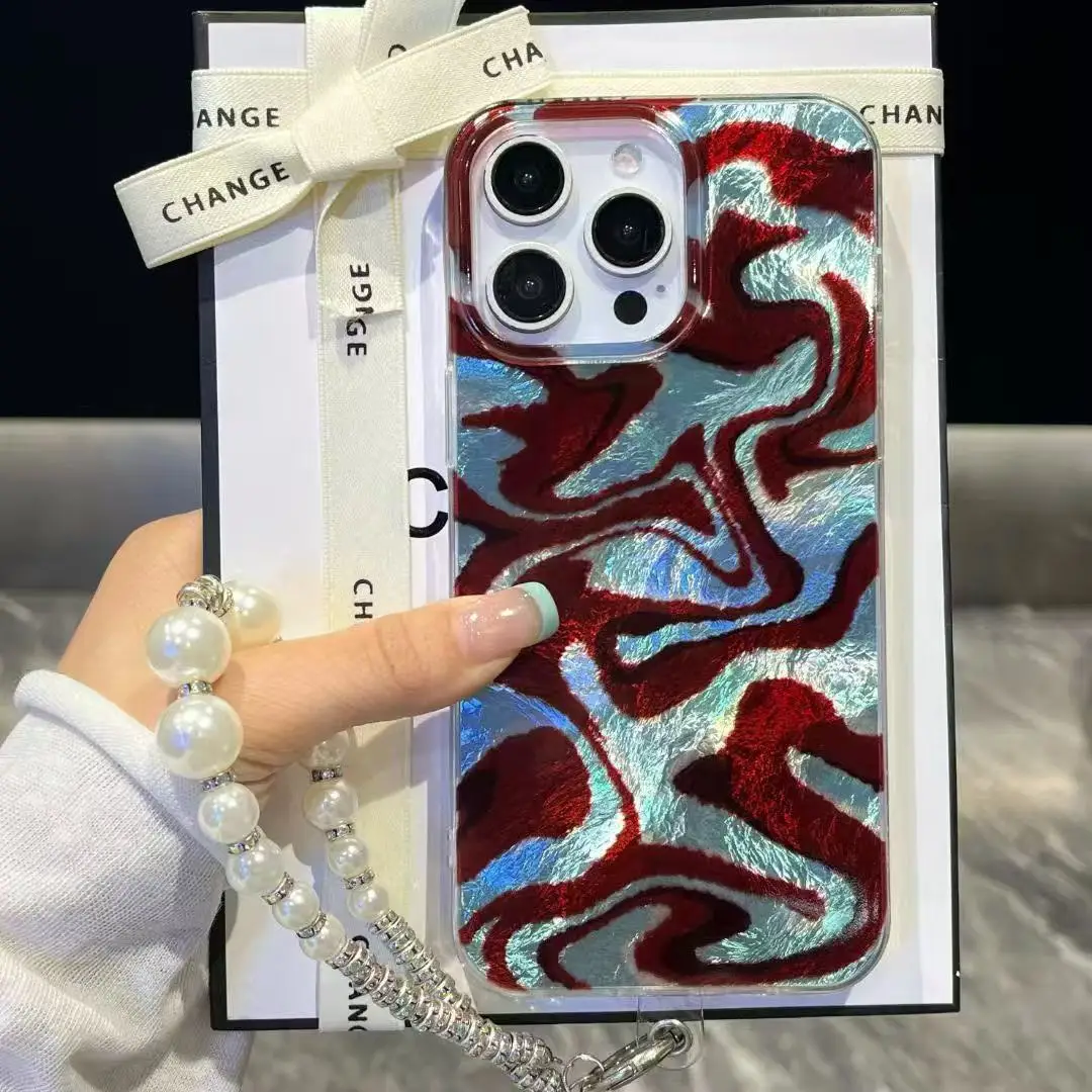 เคสโทรศัพท์หนังลายนูนหรูหราสำหรับ iPhone 15 14 13 12 PRO MAX กรอบสีทึบตัวหนังสือแฟชั่น