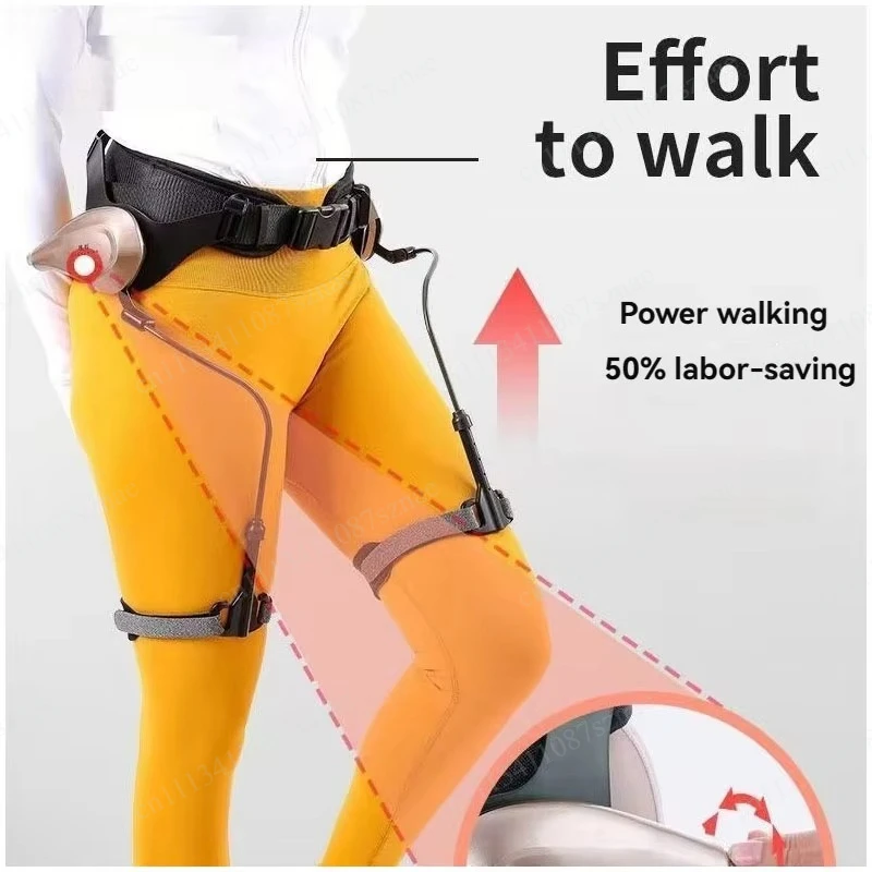 Leg Exoskeleton Booster Walker Mountaineering Machine Elderly Knee Aid Climbing Walking Device for Enhanced Mobility
