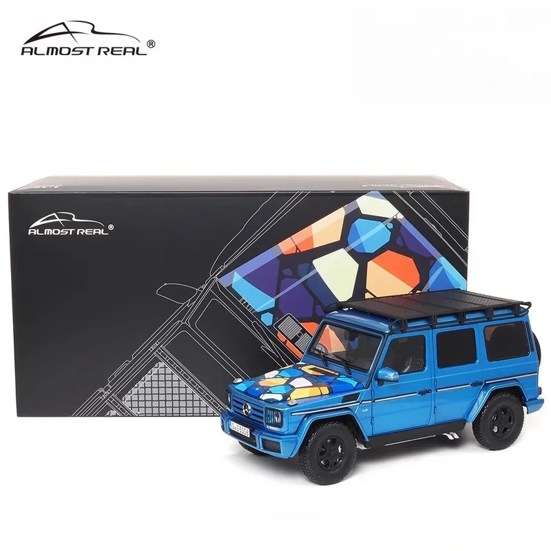 1:18 Mercedes-Benz Clase G (W463), juego de moda de coche en miniatura estático de aleación, colección avanzada para adultos, exhibición de piezas de recuerdos.