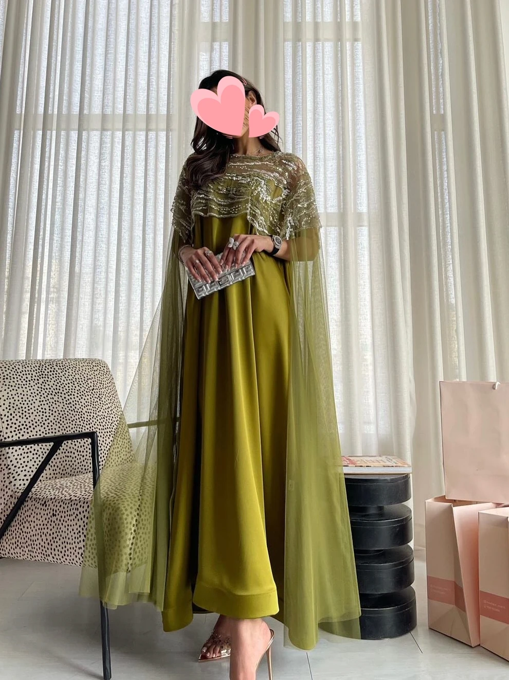 

Oisslec Prom Dress Elegant Vintage Sweet Green Beads Lace Fashion Customized Formal Occasion Prom Dress Evening Party Gowns