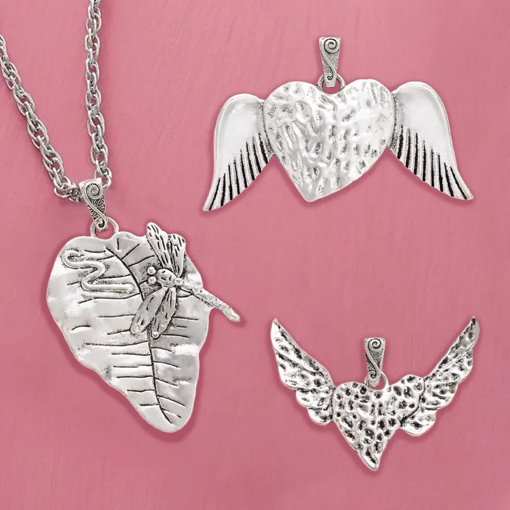 

Ювелирные изделия из сплава, модные аксессуары для одежды, аксессуары в стиле ретро «сделай сам», полые серебряные украшения в форме сердца