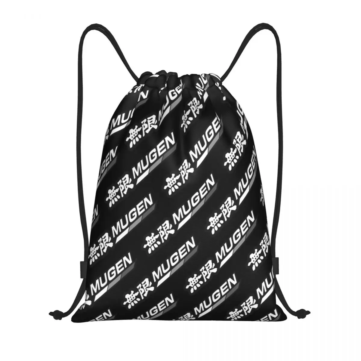 

Mugen Power Drawstring Backpack Sports Gym Bag for Men Women Game Engine Shopping Sackpack