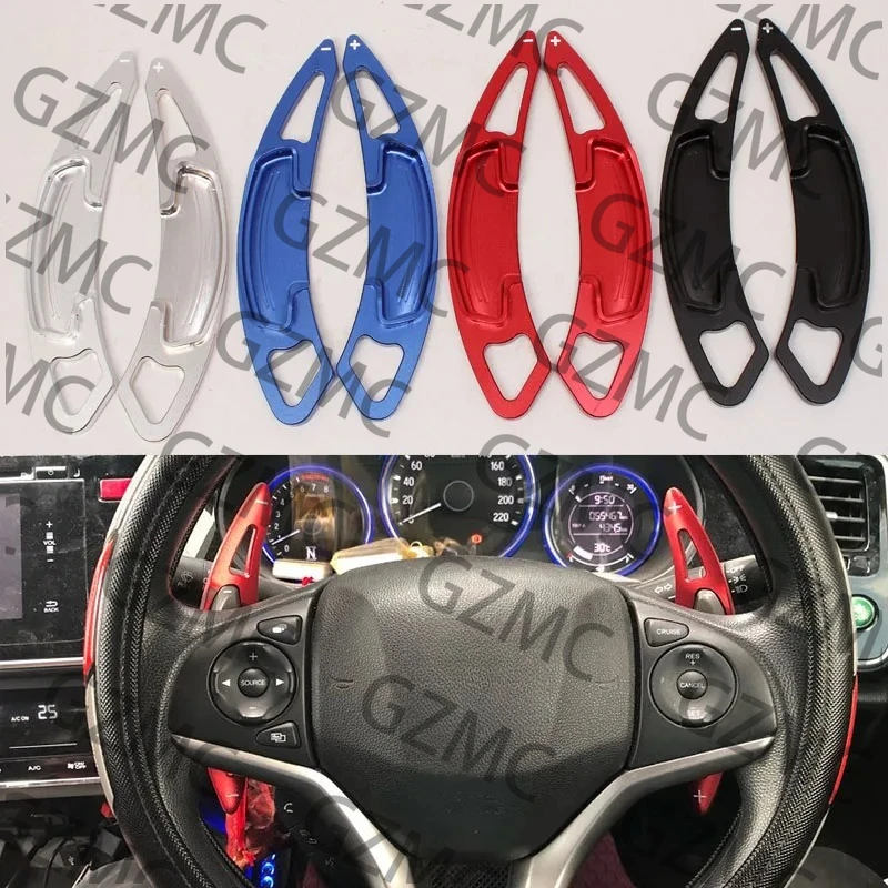 

2pcs Car Aluminum Steering Wheel Shift Paddle Shifter Extension For Honda Civic Accord Spirior Odyssey 2015 2016 2017 2018 2019