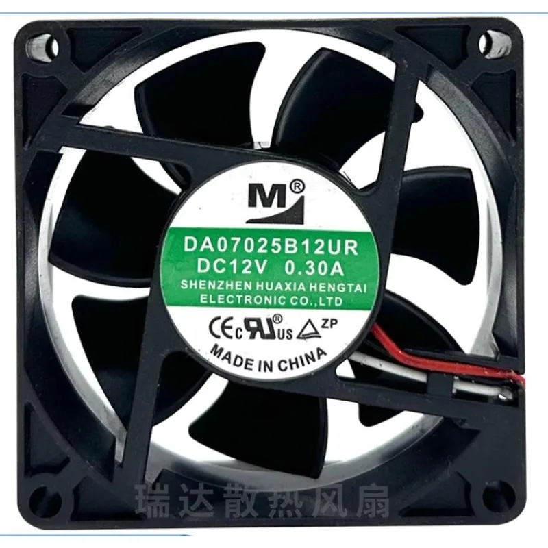 Original Fan for M DA07025B12UR 12V 0.30A Inverter Silent Cooler Cooling Fan 7025 7CM 70 * 70 * 25MM