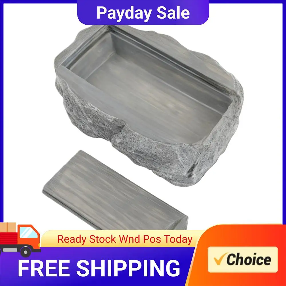 Realistic Hidden Key Holder Waterproof Spare Key Hider Rock Looks & Feels Like Real Stone for Outdoor Garden Or Yard Geocaching