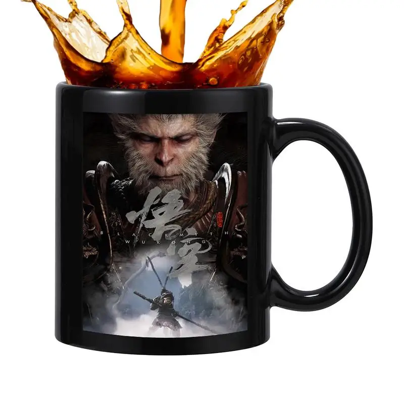 350ml Ceramic Espresso Cup Sun Wukkong BlackMyth Mug Sun Wukkong Mug  Latte Cups Drinkware Tea Cup Game Peripherals Wukkong