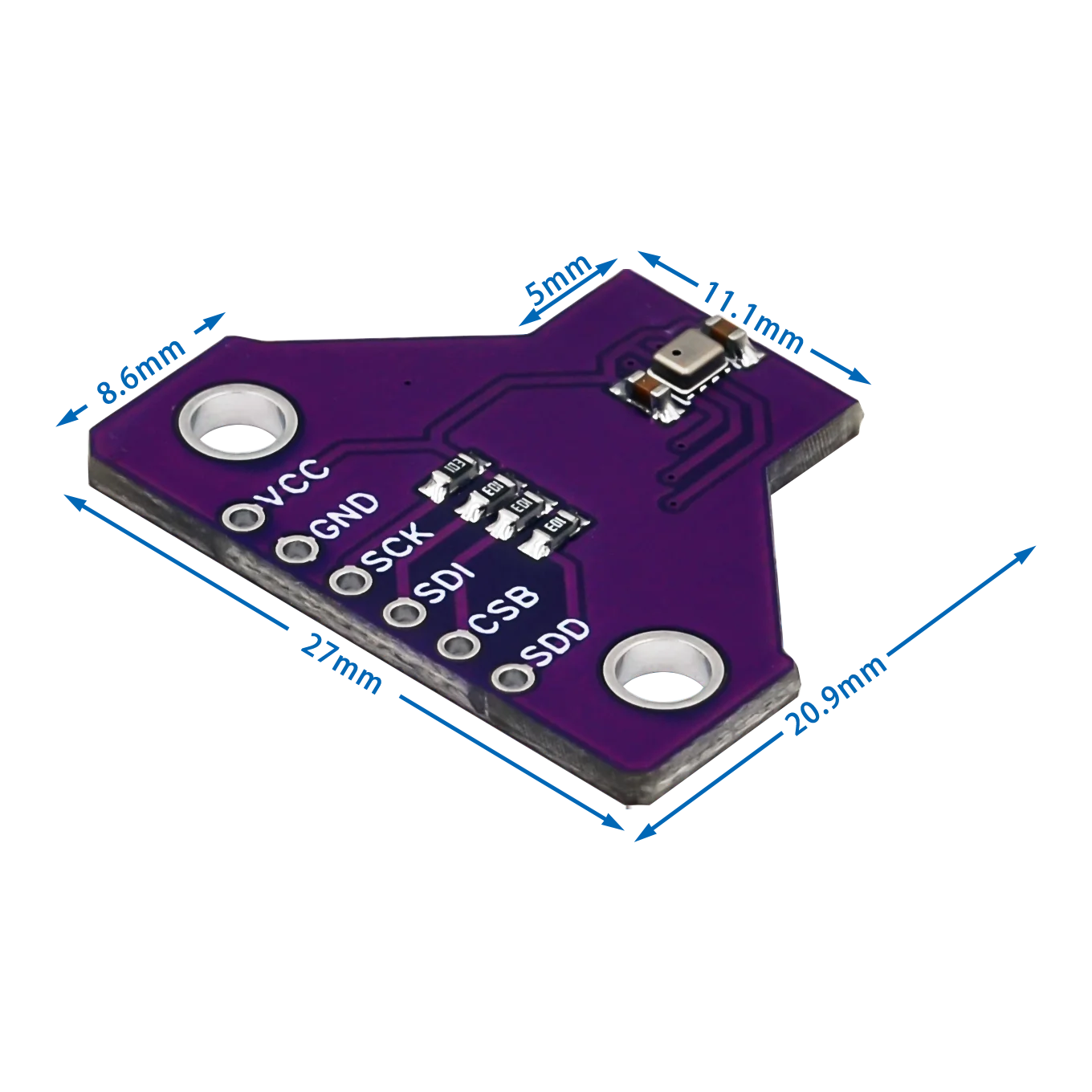 CJMCU-06 SPL06-001 وحدة استشعار ارتفاع ضغط الطائرة بدون طيار لوحة استشعار الارتفاع موضع ما يصل إلى 5 سنتيمتر للمركبة (الطائرات بدون طيار) 300 -1200hPa #6