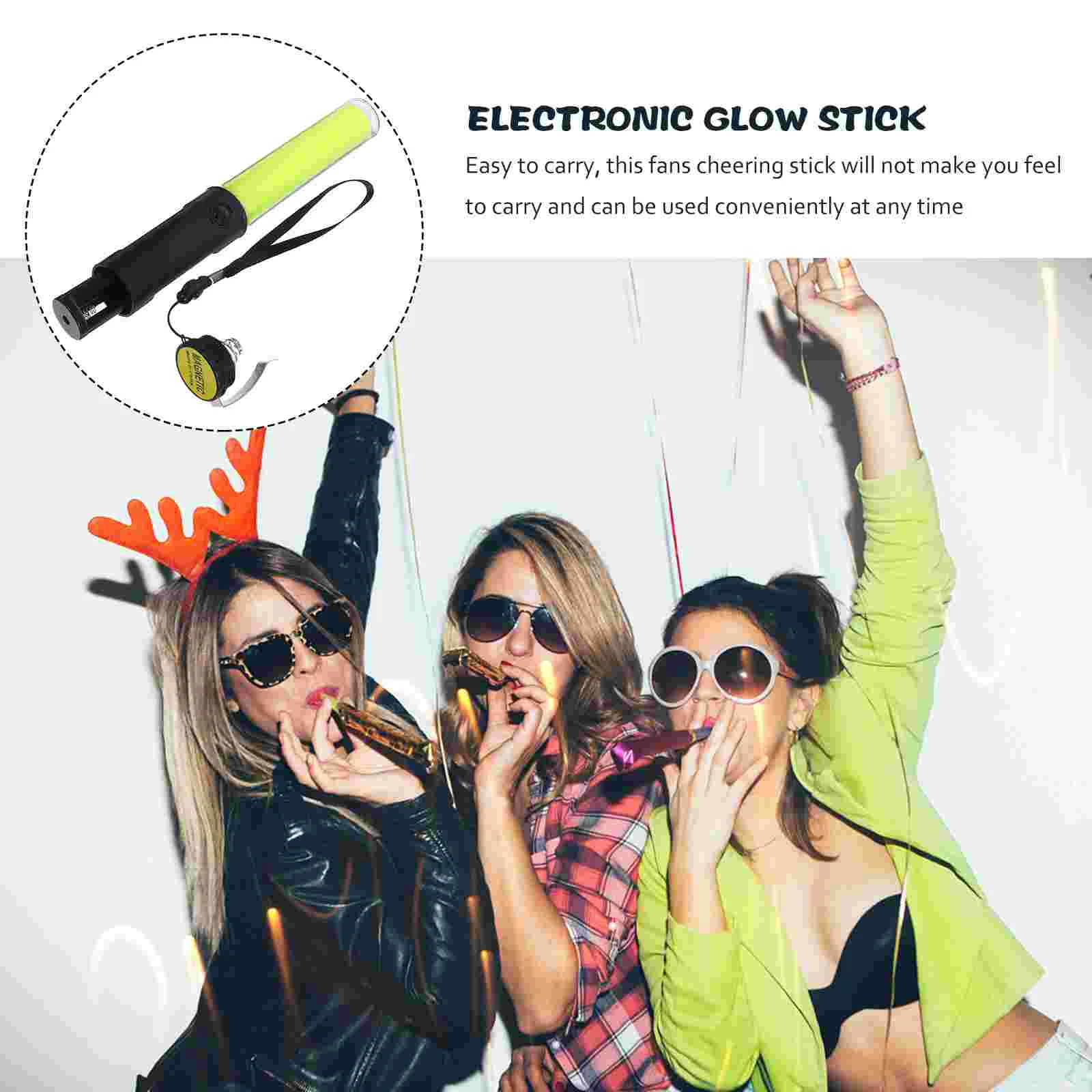 Traffic Stick Magnet Concert Glow Sticks Highlighter Abs Luminous Cheering for Decor