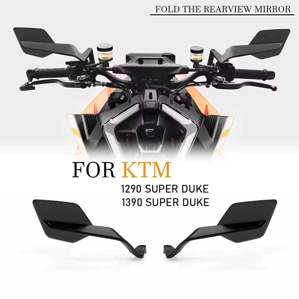 

Для DUKE 125 200 250 390 690 790 890 Duke 990 1290 1390 Мотоциклетное зеркало бокового вида Super Duke Стелс Winglets Зеркала заднего вида