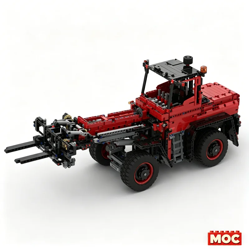 2116PCS Telescopic Wheel Loader (42082 Alternate Build)Technic MOC Model Custom Blocks DIY Assembly Educational Toy Fans Gifts