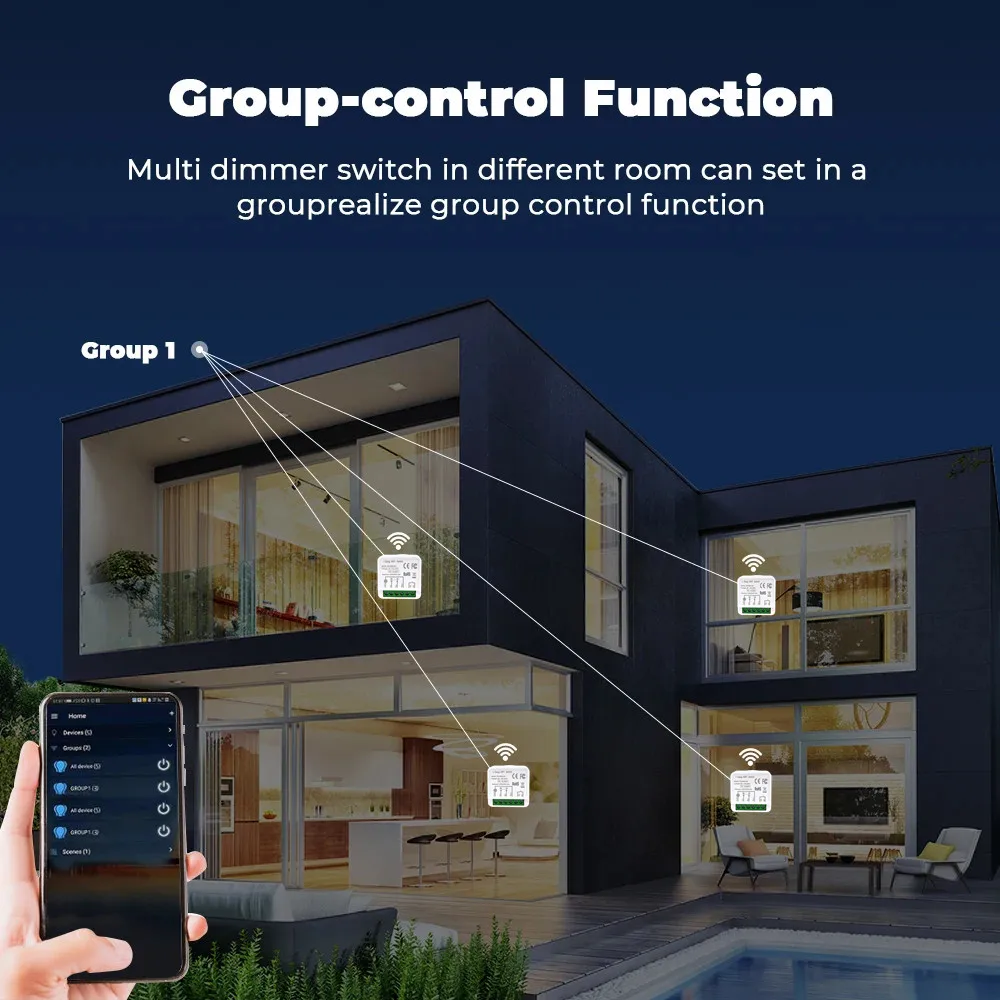 Cerhot 16A WIFI Switch Smart MINI Module DIY Home Improvement Interruptor Smart Tuya Smart life Remote Controller Wall Switches