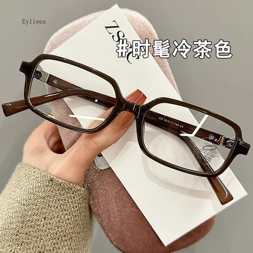 Imagen 2 del producto Gafas para miopía con acabado para mujer, anteojos Retro antiluz azul que bloquean la vista cercana, gafas graduadas ópticas de visión corta