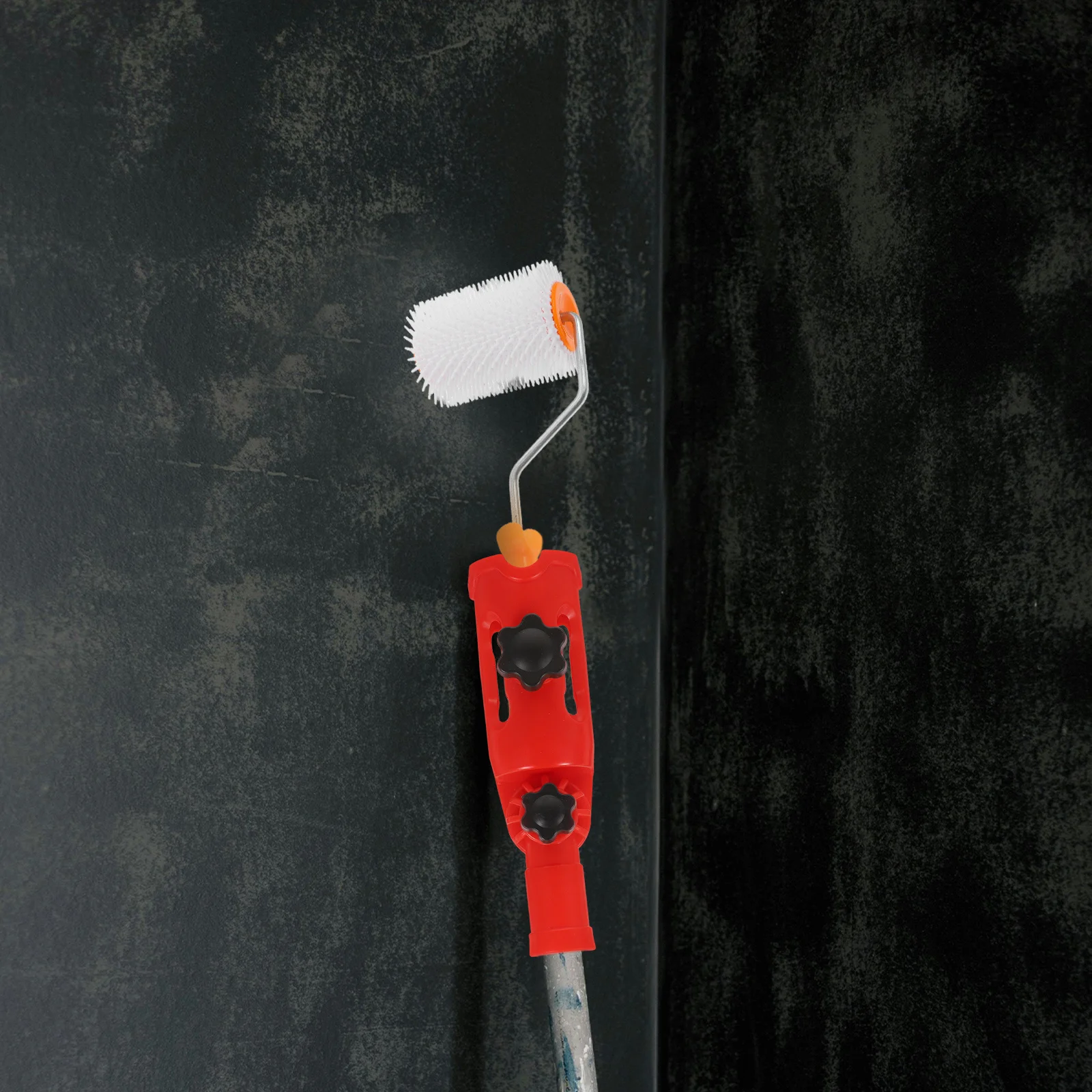 

Universal Paint Roller Clamp Holder Multi Angle Rotating 360 Degree Adjustable Brush Extender Pole Attachment for High Ceilings