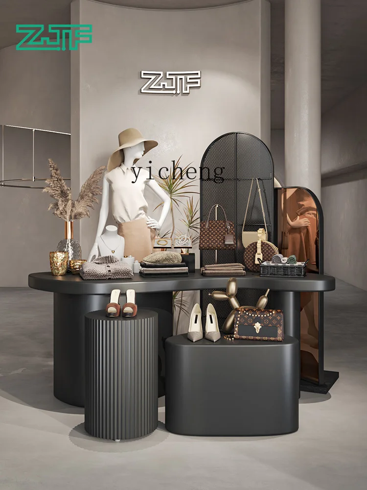 Black Light Luxury Nakajima Display Table Product Display Combination Display Table Central District Water Table