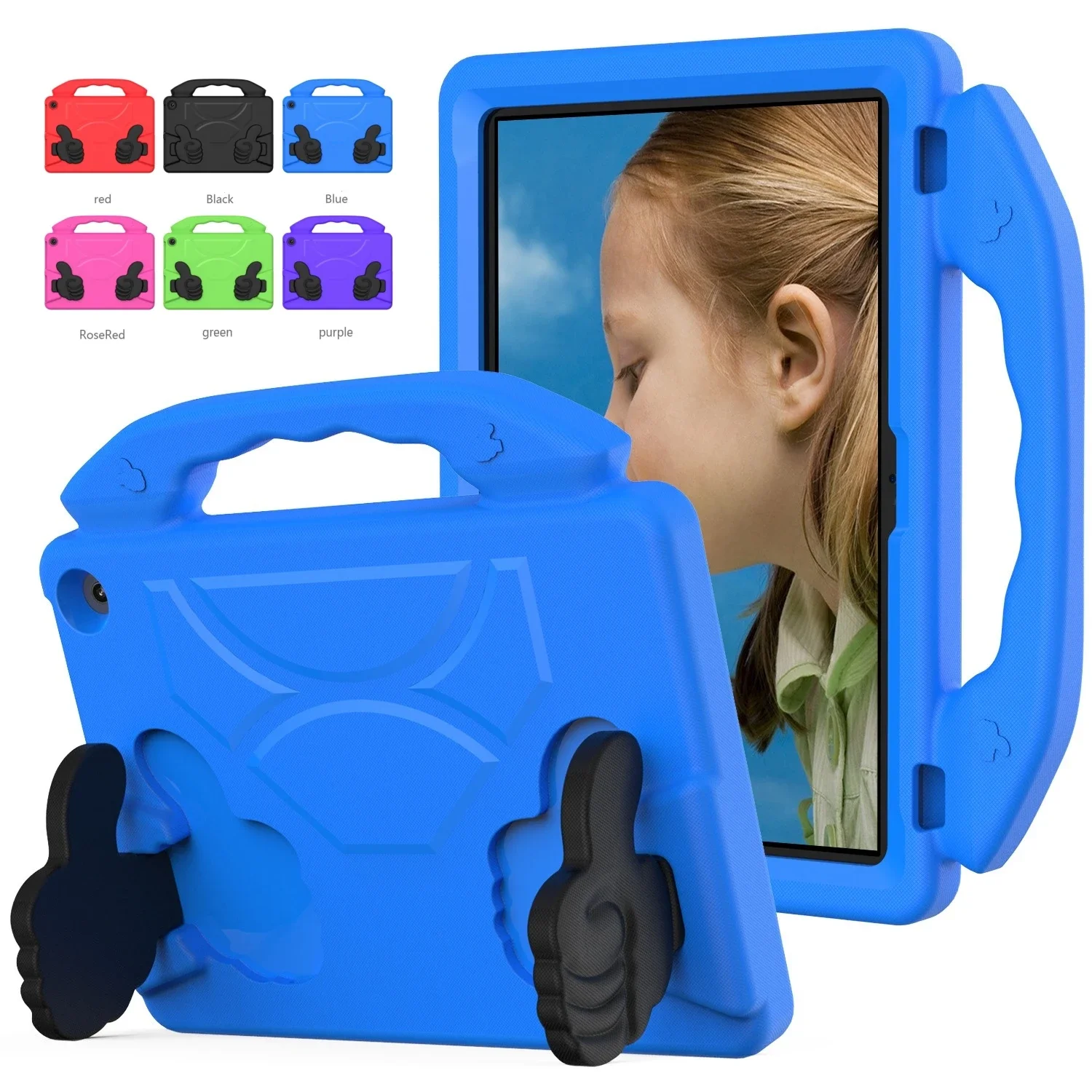 For Amazon Fire Max 11 13th Gen HD10 HD 10 2023 2021 Case EVA Hand Holder Kids Stand Tablet Cover HD8 HD 8 Plus 2020 Fire 7 2022