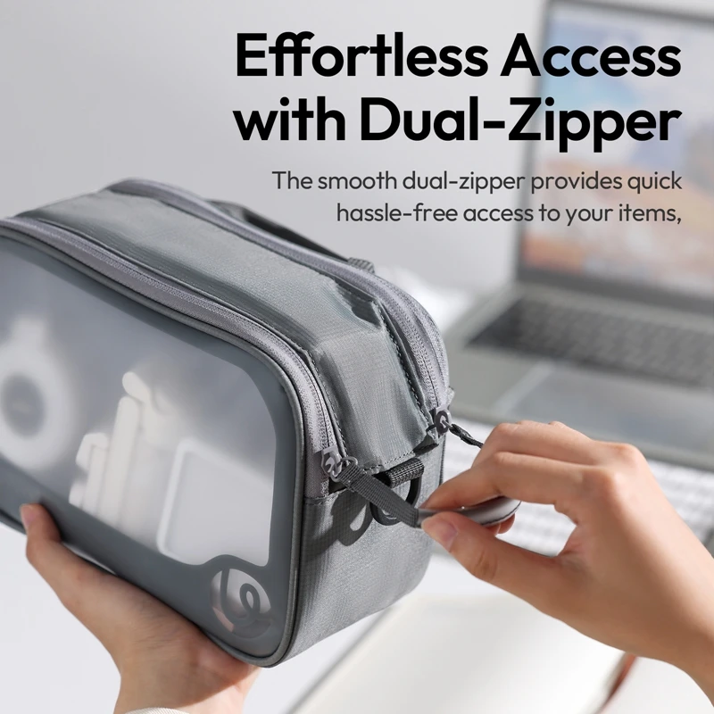 Ulanzi BP15 2.6L/0.85L/0.175L حقيبة تخزين شفافة صغيرة محمولة مقاومة للماء لملحقات كاميرا الهاتف الذكي الخفيفة الكاملة