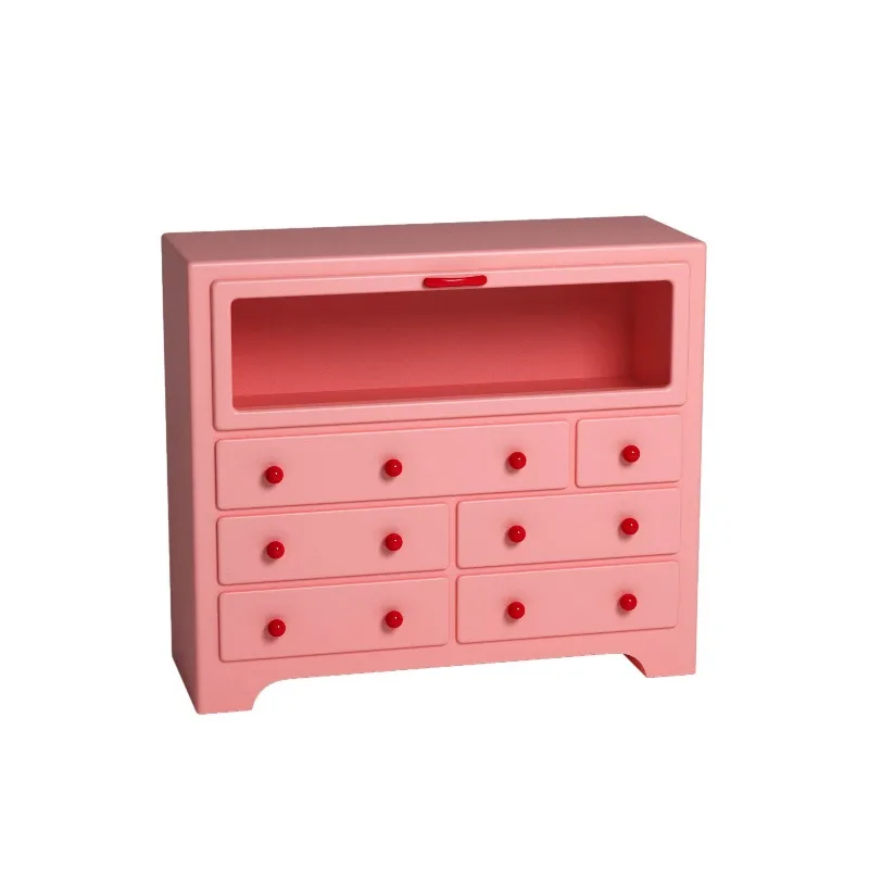 Figure chest, dopamine six chest, bedroom storage, color cabinet