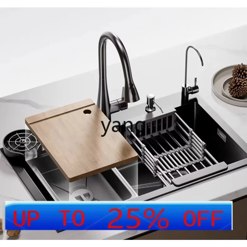 LMM Vegetable Washing Basin Large Single Slot 304 Stainless Steel Bowl Sink