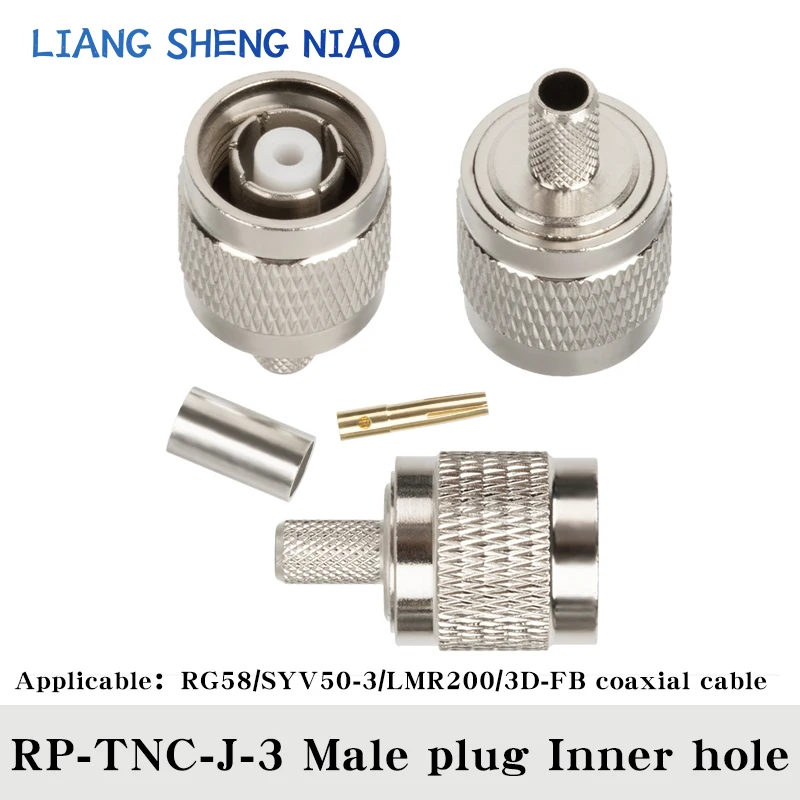 10pcs 50-3 series joint SMA-J-3 Male Female plug UHF Rf line joint N feeder joint BNC RG58 Coaxial cable plug TNC JOINT F plug