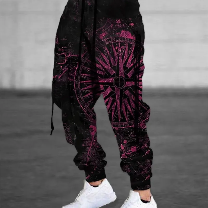 

Trendy Streetwear Y2k Men's Hip hopHip hop Trousers 3D Printed Loose and casual Sports Pants Jogging Pants Plus size S-6XL