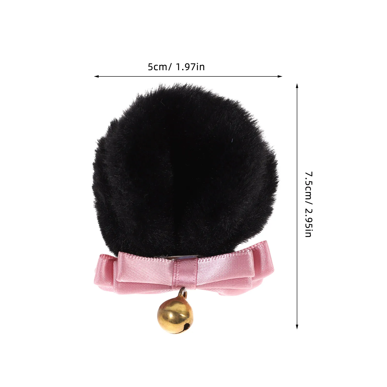 1Set Bear Ears Hair Clips and Tail Set Reusable Cosplay Costume Accessories Halloween Christmas Party Hair Bows for Women Girls