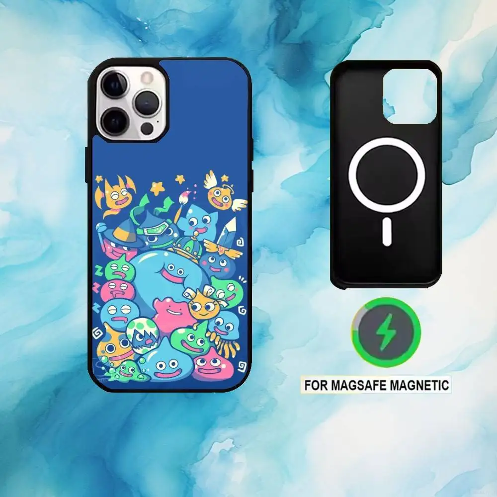 حافظة هاتف D-Dragon Q-Quest Slime لهاتف iPhone17,16,15,14,13,12,11 Plus، Pro Max شحن لاسلكي Magsafe مغناطيسي #2