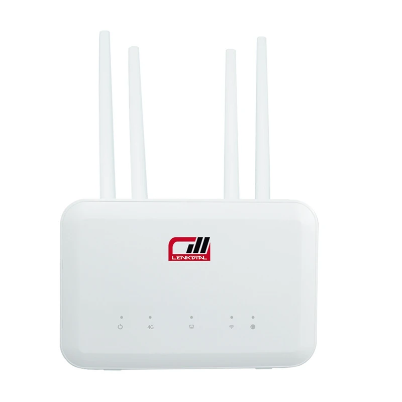 1 Set B625PRO-EU 4G Router 300Mbps With SIM Card Slot+4Xantenna 4G Wireless Router Support Battery Power B28 Band US Plug