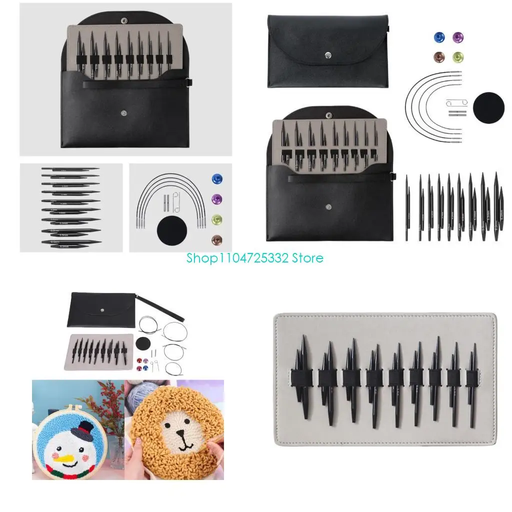 p5ea-9-paires-d'aiguilles-a-tricoter-circulaires-interchangeables-en-aluminium-pour-le-tissage-crochet