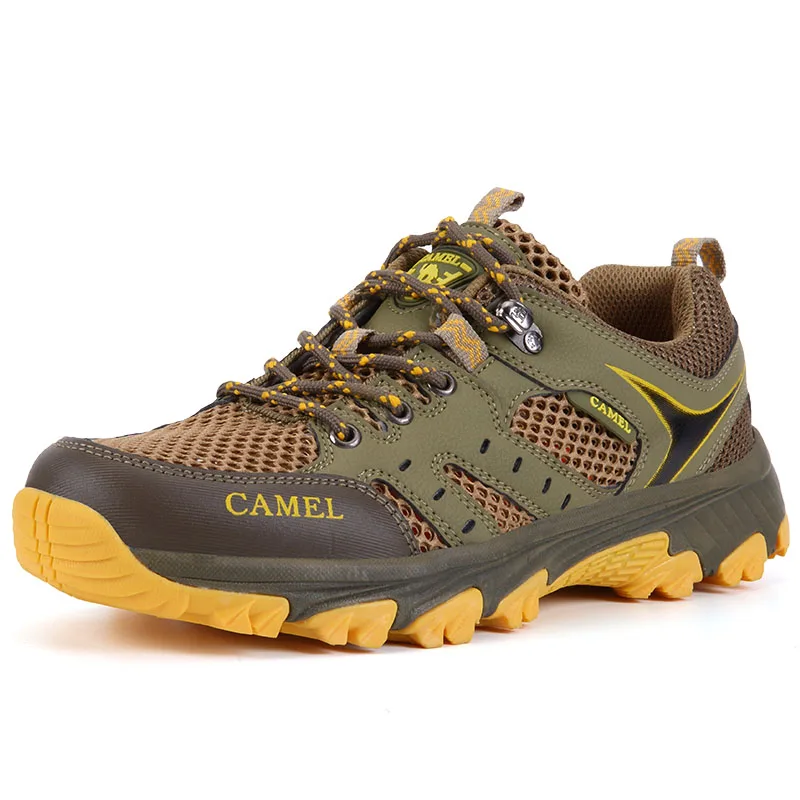 Men Breathable Non Slip Trekking Sneakers Spring Summer Rock Climbing Outdoor Sport Hiking Shoes